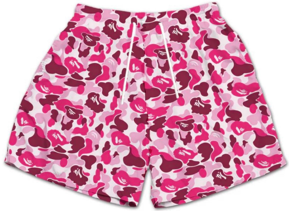 CUSTOM BAPE MESH SHORTS