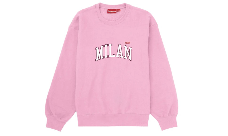 SUPREME MILAN SHOP SMALL BOX CREWNECK ‘PINK’