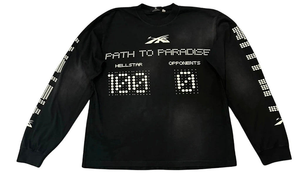 HELLSTAR SCOREBOARD LONG SLEEVE TEE ‘BLACK’