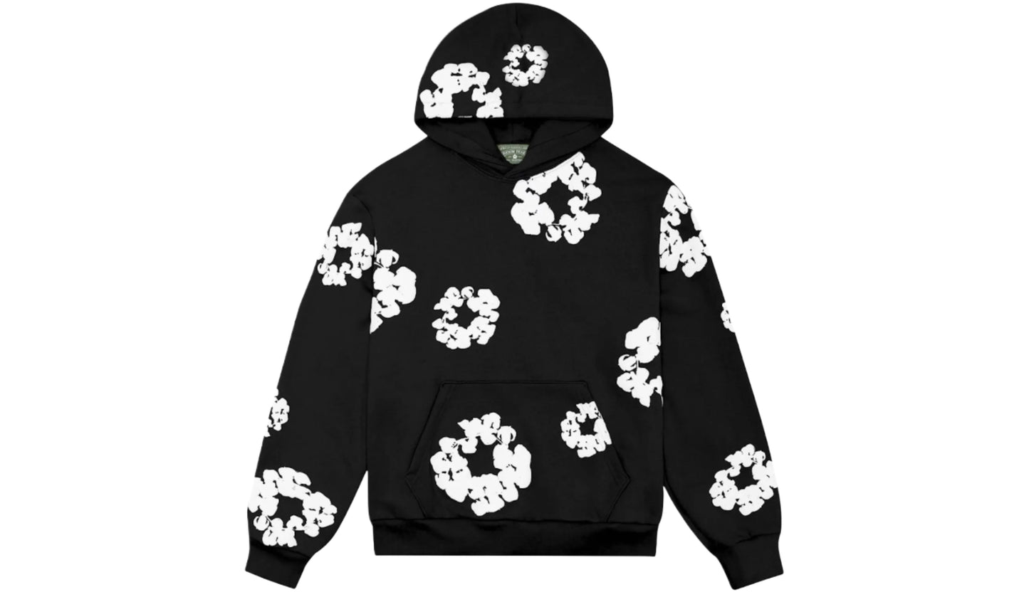 DENIM TEARS THE COTTON WREATH HOODIE ‘BLACK’