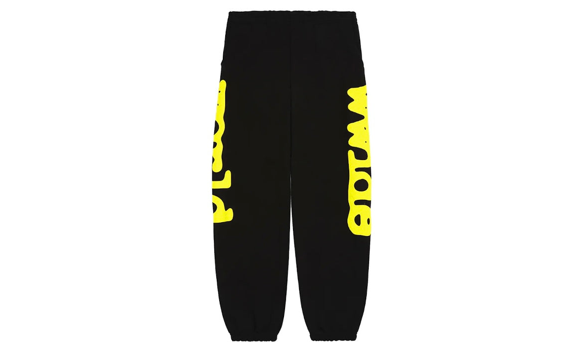 SP5DER WORLDWIDE BELUGA SWEATPANTS ‘BLACK/ONYX’