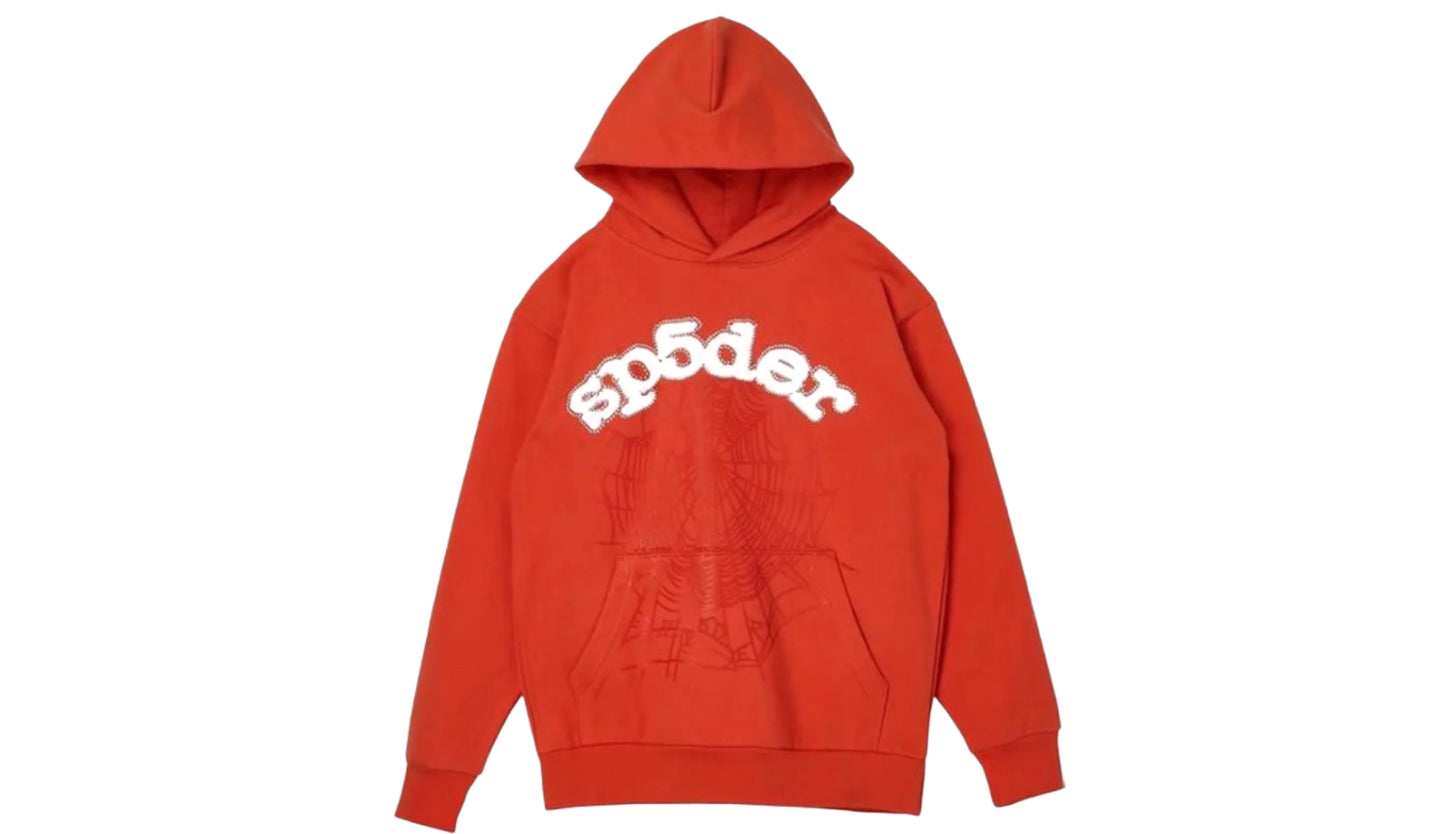 SP5DER WORLDWIDE WEBSUIT HOODIE ‘ORANGE’