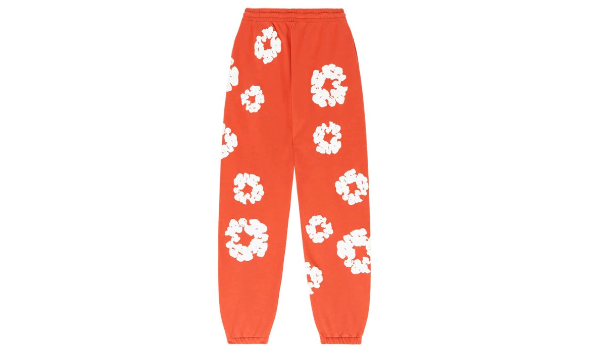 DENIM TEARS THE COTTON WREATH SWEATPANTS ‘ORANGE’
