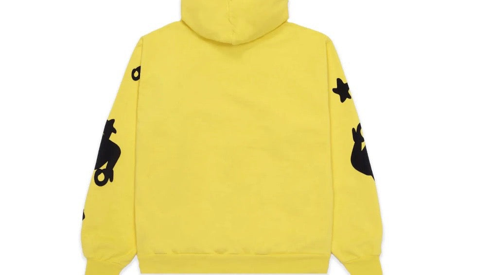 SP5DER WORLDWIDE BELUGA HOODIE ‘GOLD’