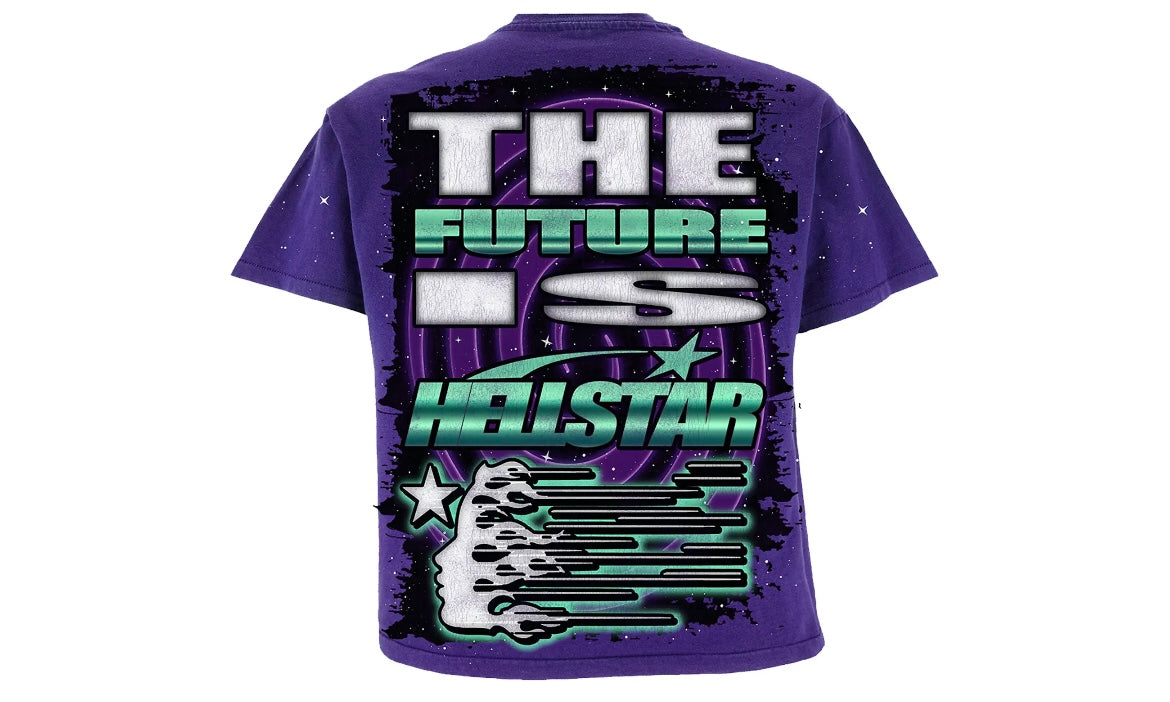 HELLSTAR GOGGLES TEE ‘PURPLE’