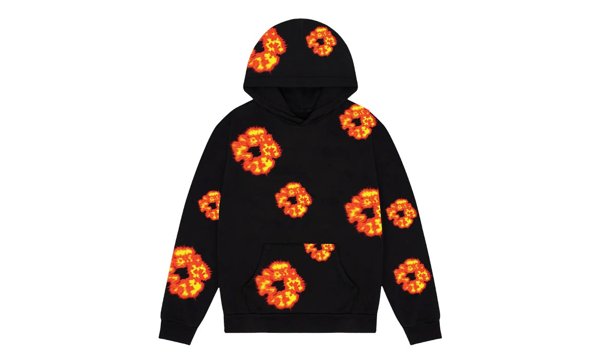 DENIM TEARS x OFFSET WREATH HOODIE ‘BLACK’