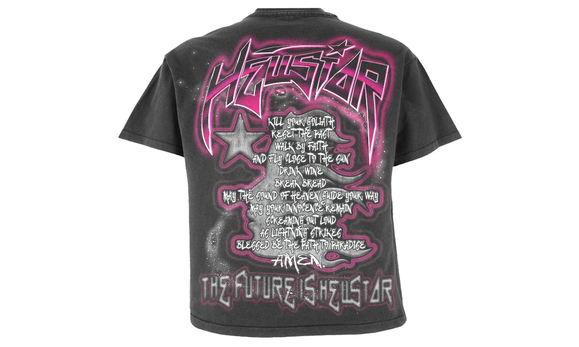 HELLSTAR THE FUTURE TEE ‘BLACK/PINK’