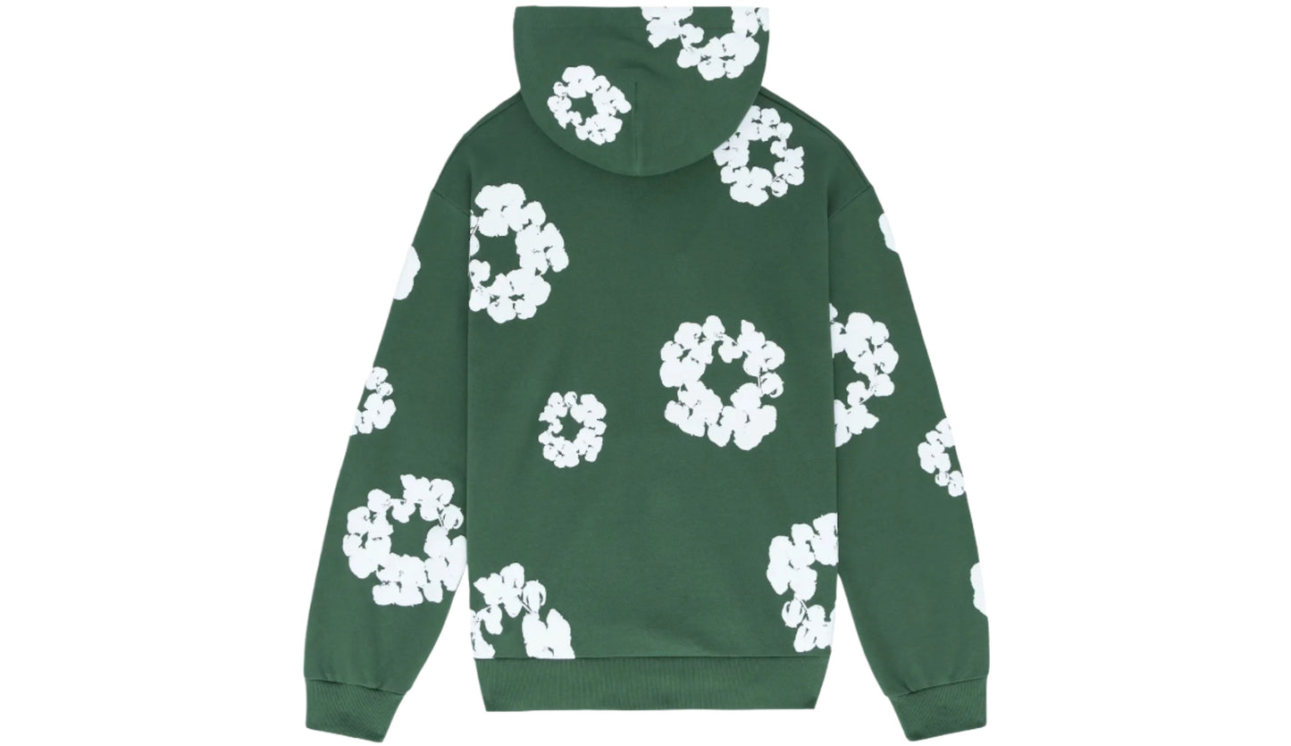 DENIM TEARS THE COTTON WREATH HOODIE ‘GREEN’
