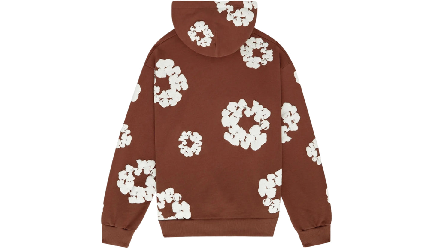 DENIM TEARS THE COTTON WREATH HOODIE ‘BROWN’