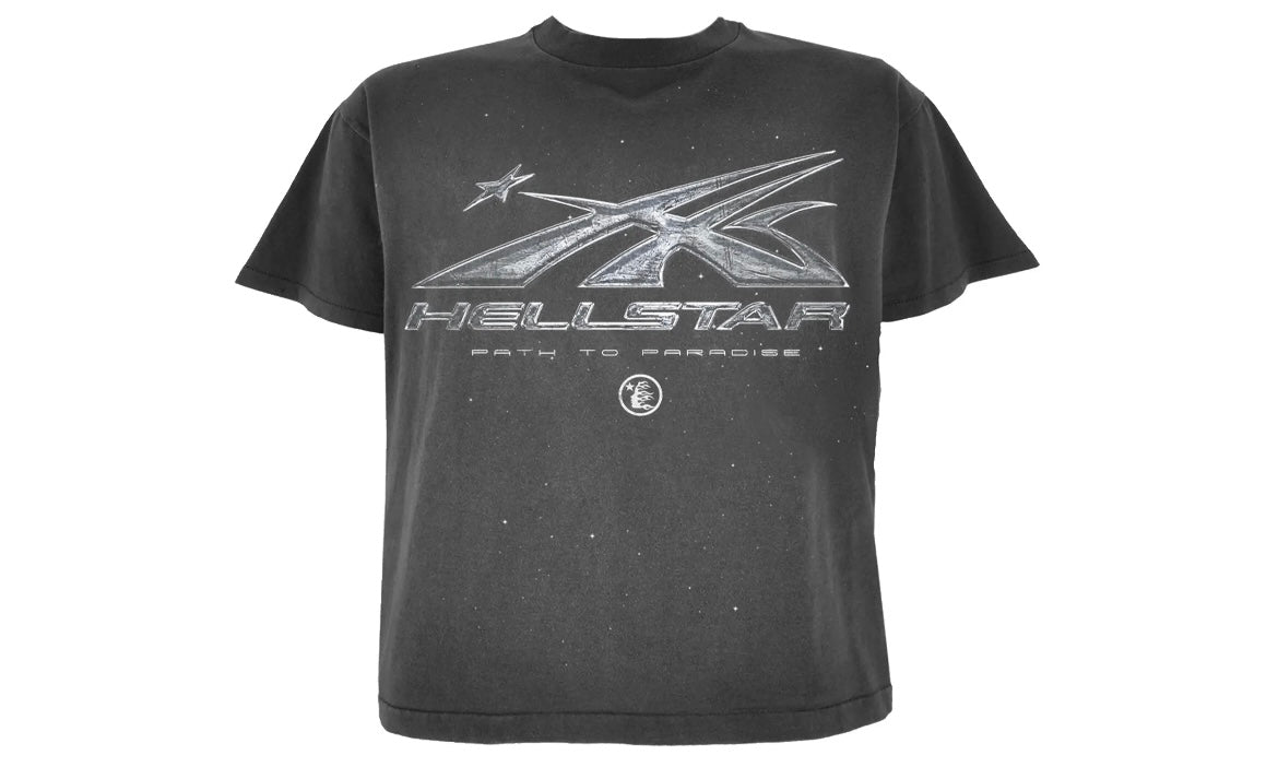 HELLSTAR CHROME LOGO TEE ‘BLACK’