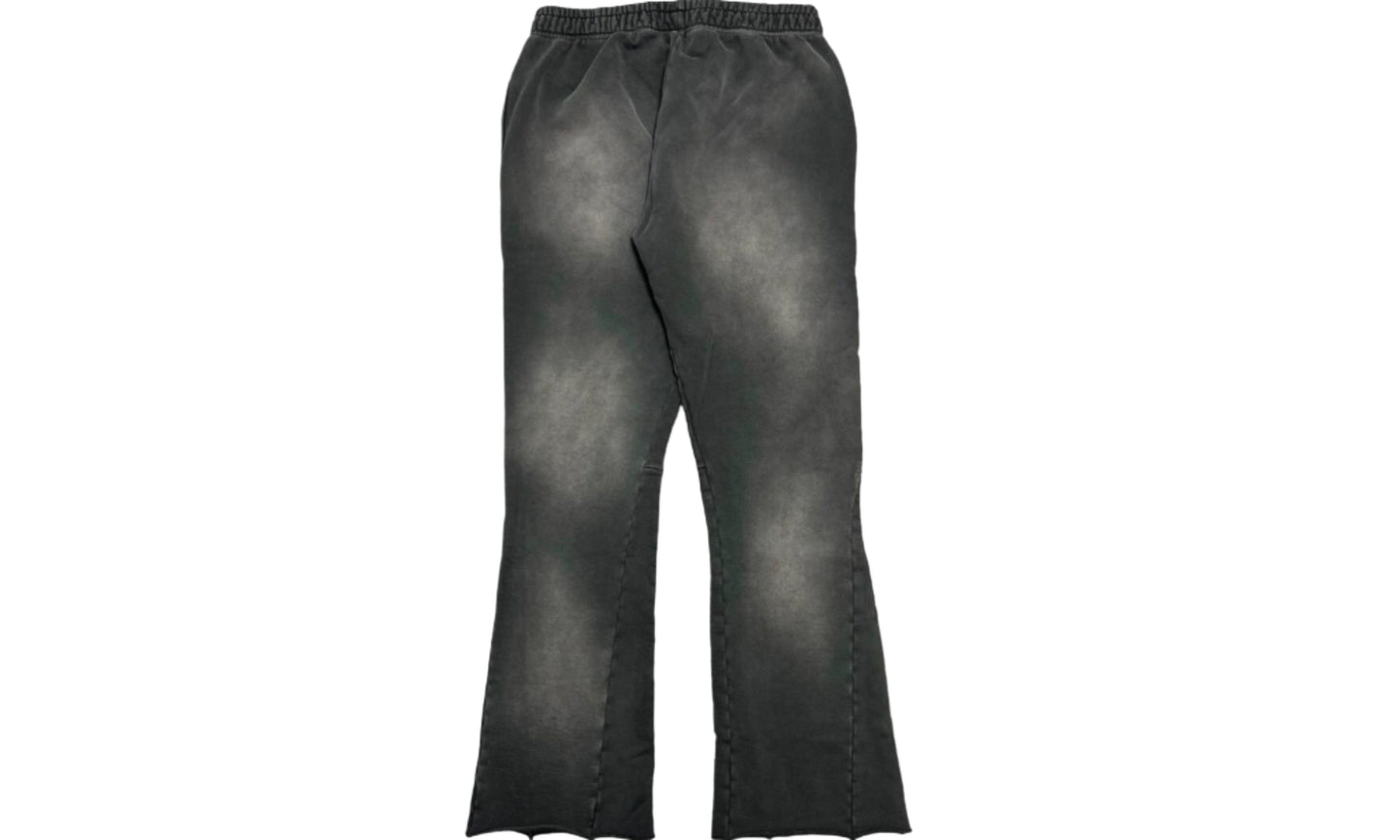 HELLSTAR FLAME FLARE SWEATPANTS ‘VINTAGE BLACK’