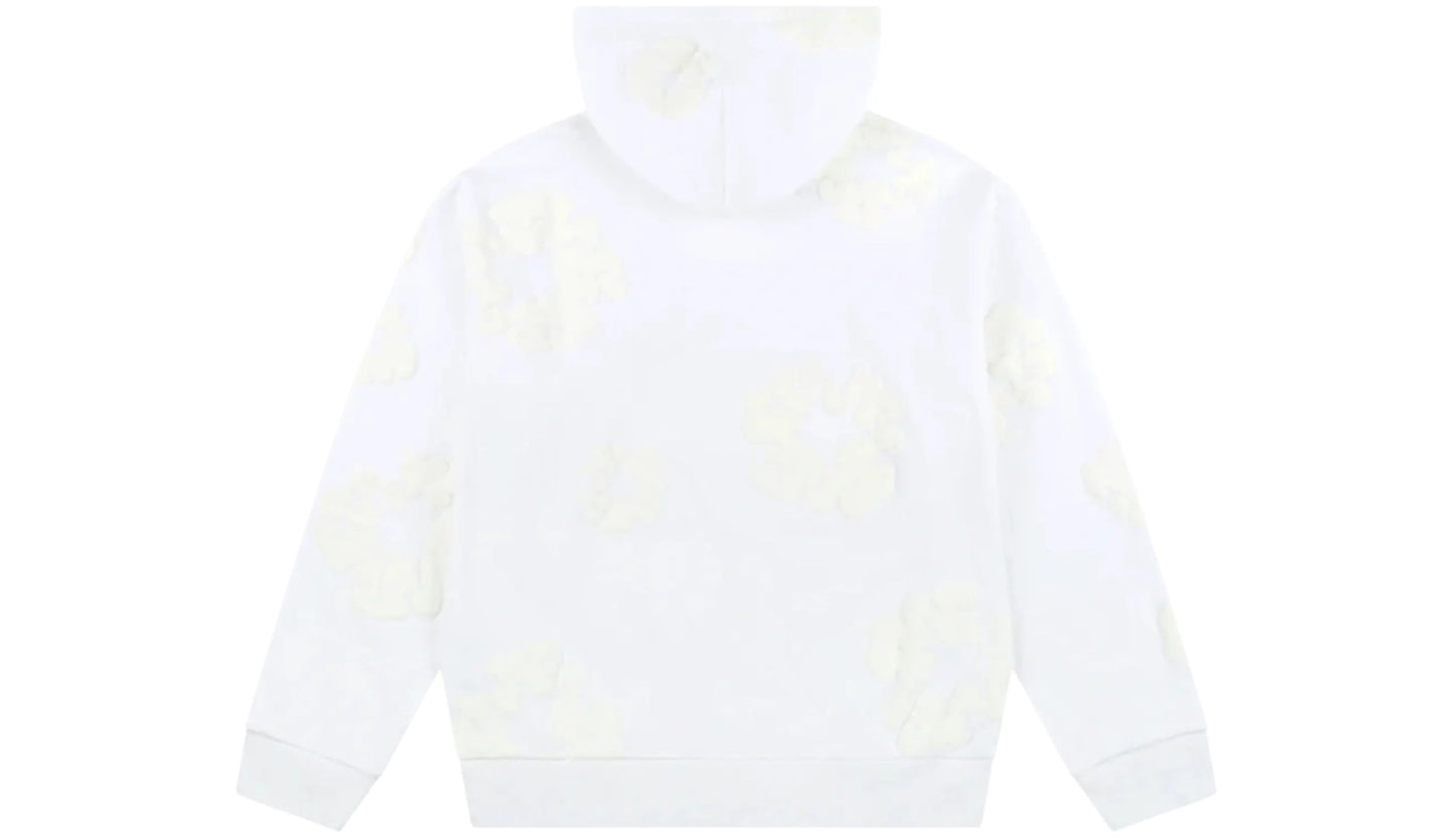DENIM TEARS MONO COTTON WREATH HOODIE ‘WHITE MONOCHROME’