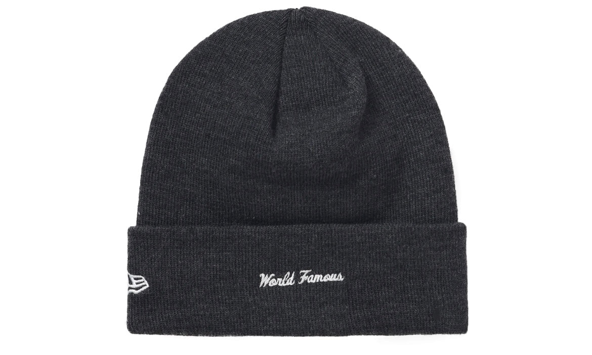 SUPREME NEW ERA BOX LOGO BEANIE ‘CHARCOAL’