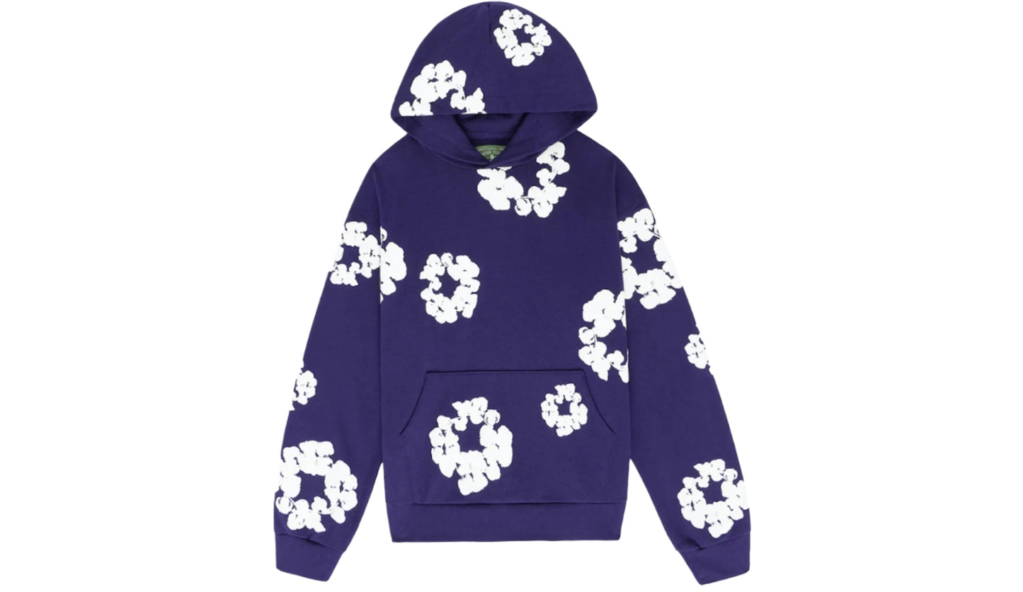DENIM TEARS THE COTTON WREATH HOODIE ‘PURPLE’