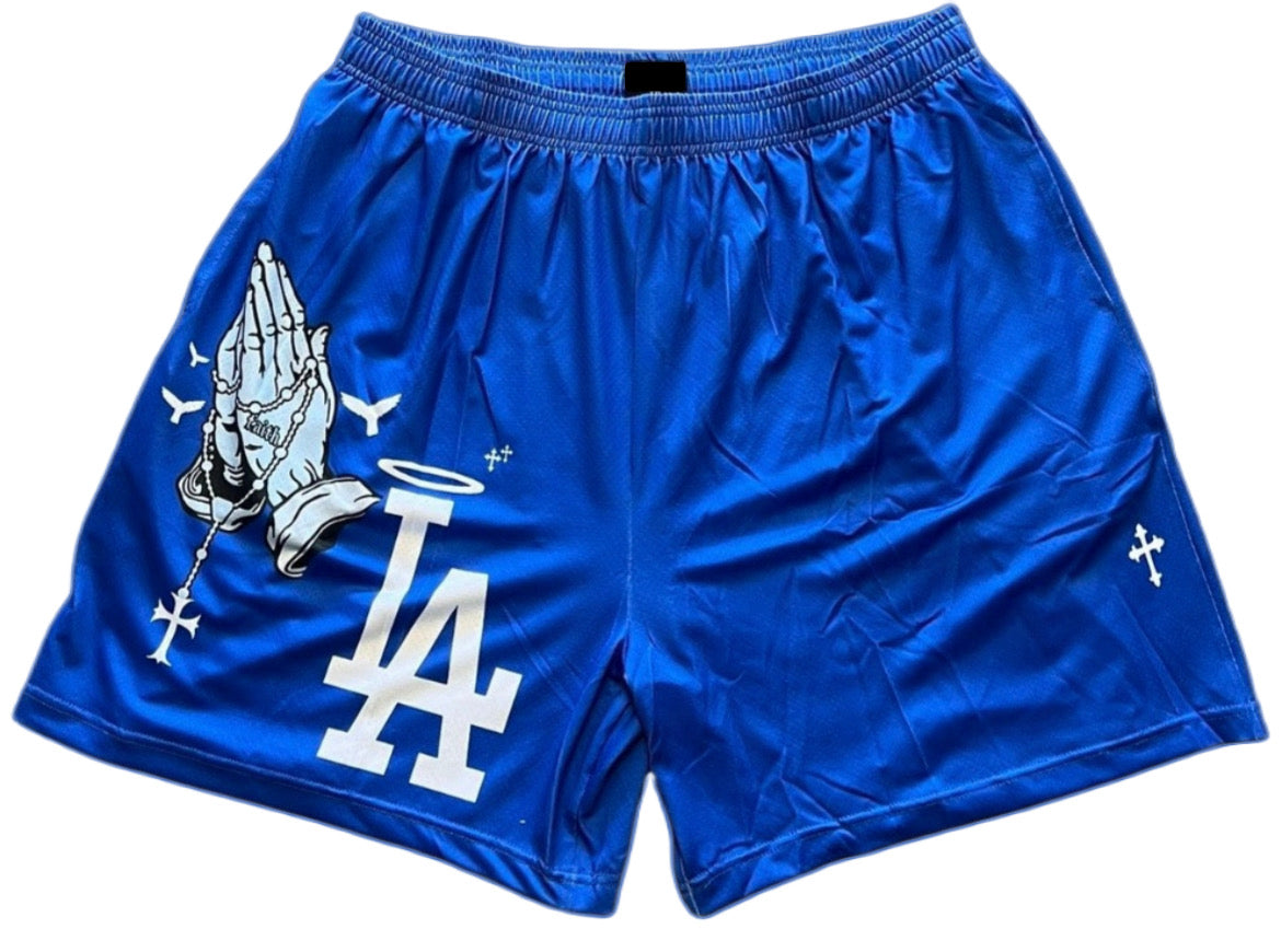 CUSTOM LOS ANGELES DODGERS SHORTS