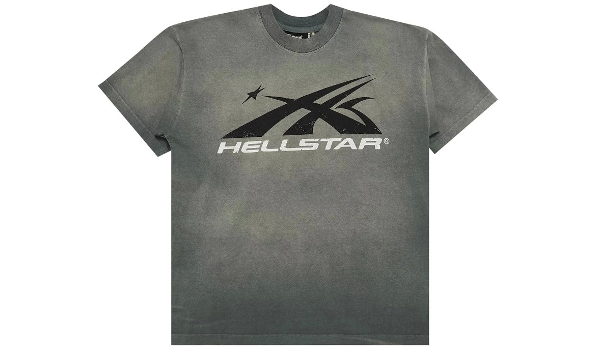 HELLSTAR GEL SPORT LOGO TEE ‘GREY’