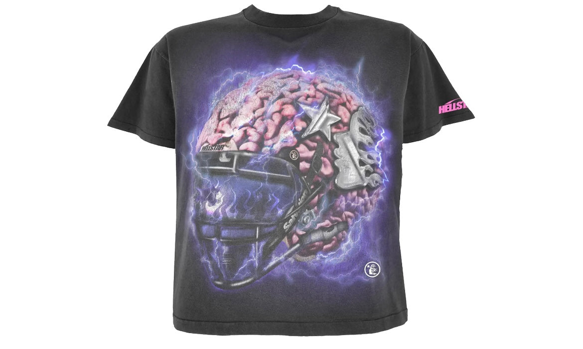 HELLSTAR POWERED BY THE STAR TEE ‘BLACK’