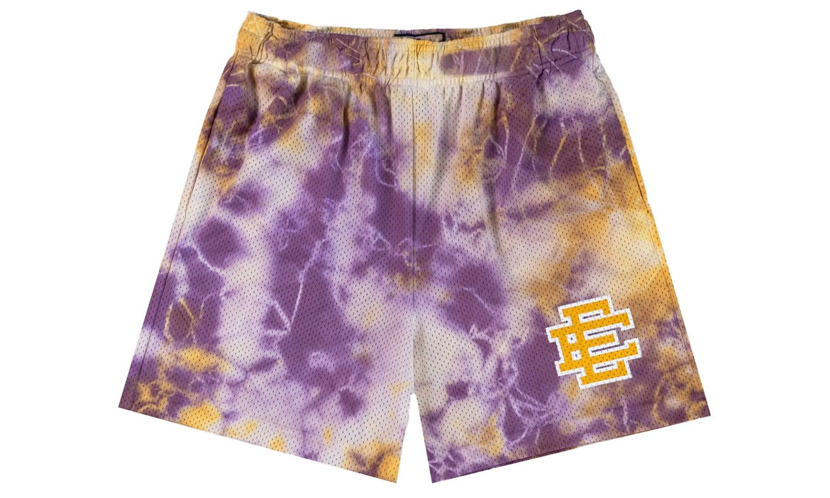 ERIC EMANUEL EE BASIC SHORT ‘PURPLE TYE DYE/ YELLOW’