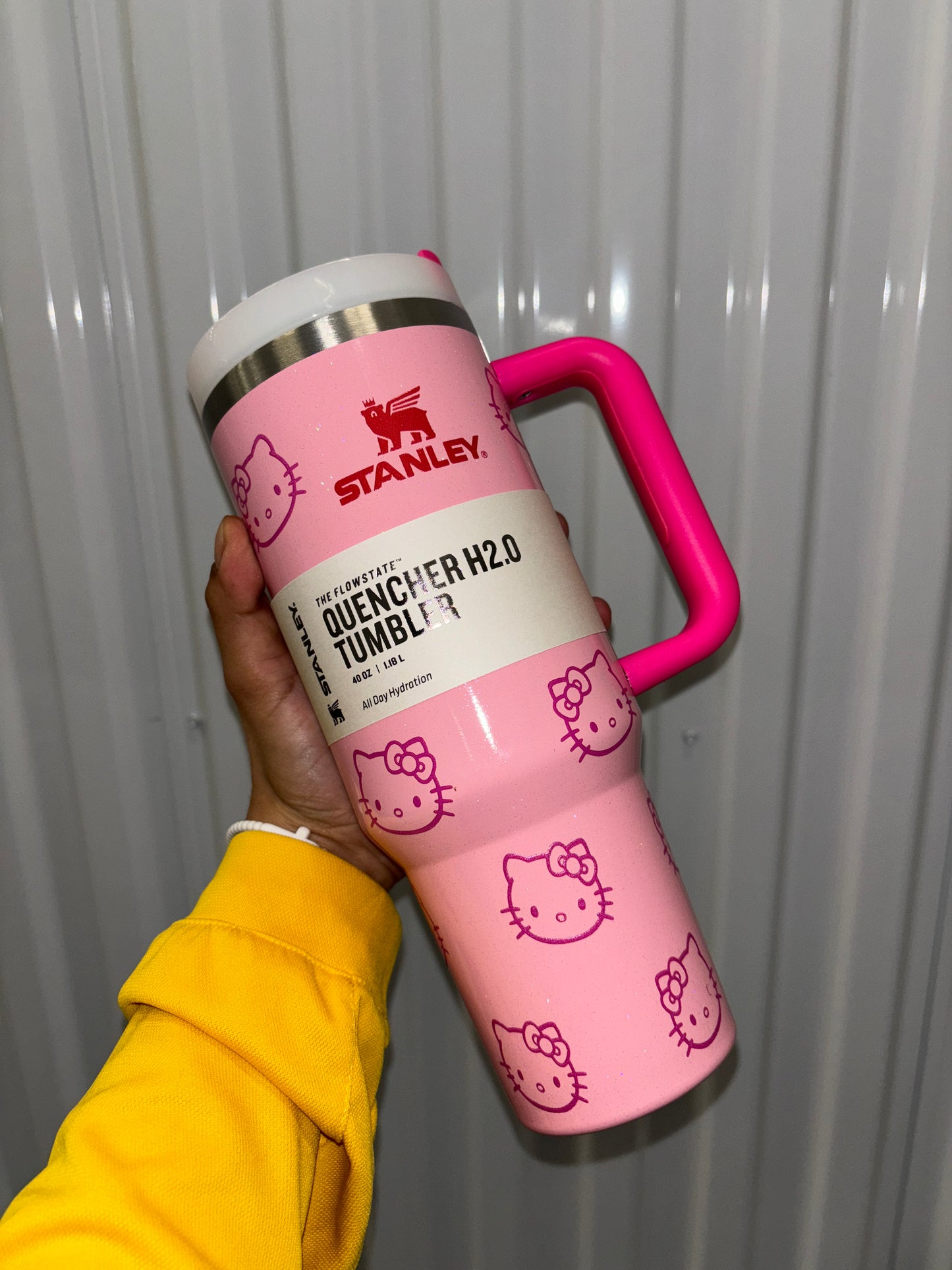 HELLO KITTY STANLEY CUP ‘PINK/PINK GLITTER’