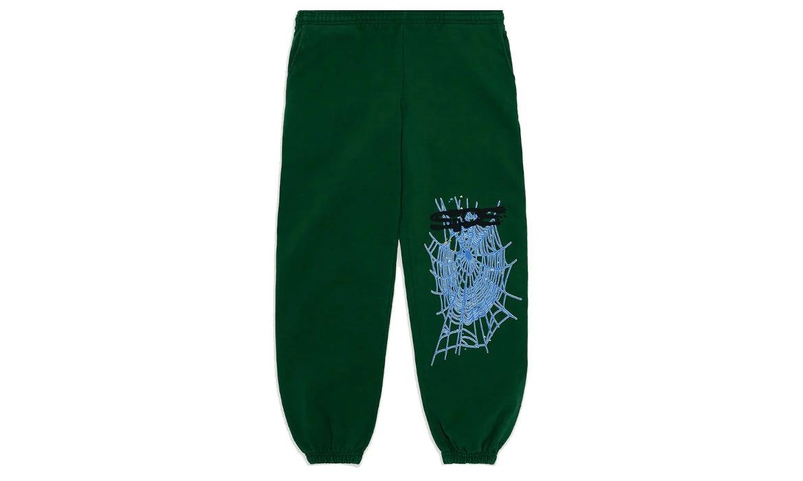 SP5DER WEB SWEATPANTS ‘HUNTER GREEN’