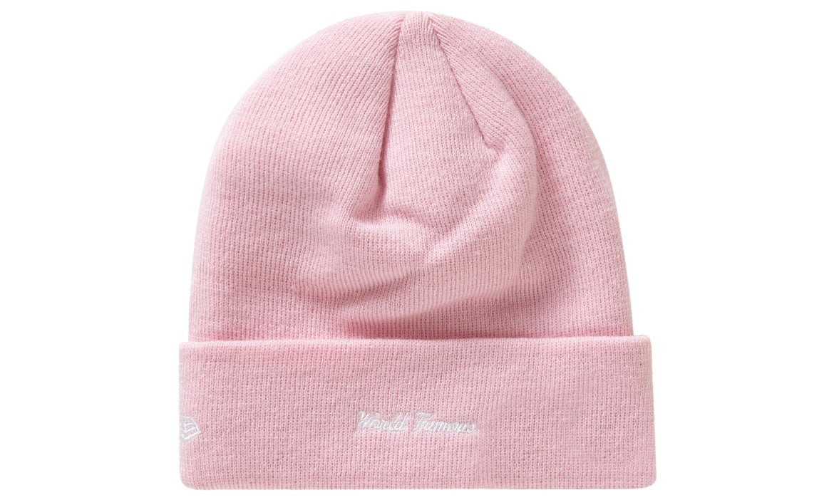 SUPREME NEW ERA BOX LOGO BEANIE ‘PINK’