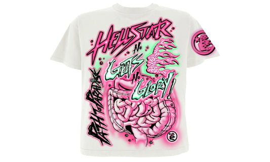 HELLSTAR NO GUTS NO GLORY TEE ‘WHITE’