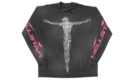 HELLSTAR QR CHRIST LONG SLEEVE TEE ‘BLACK’