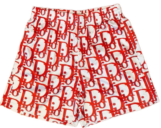 CUSTOM DIOR MESH SHORTS