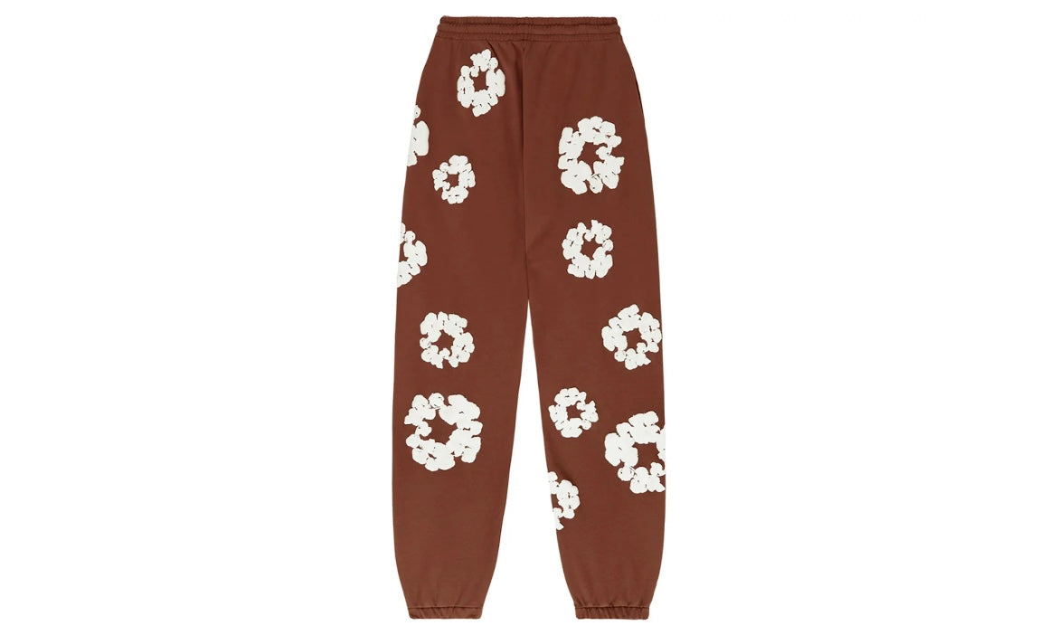 DENIM TEARS THE COTTON WREATH SWEATPANTS ‘BROWN’