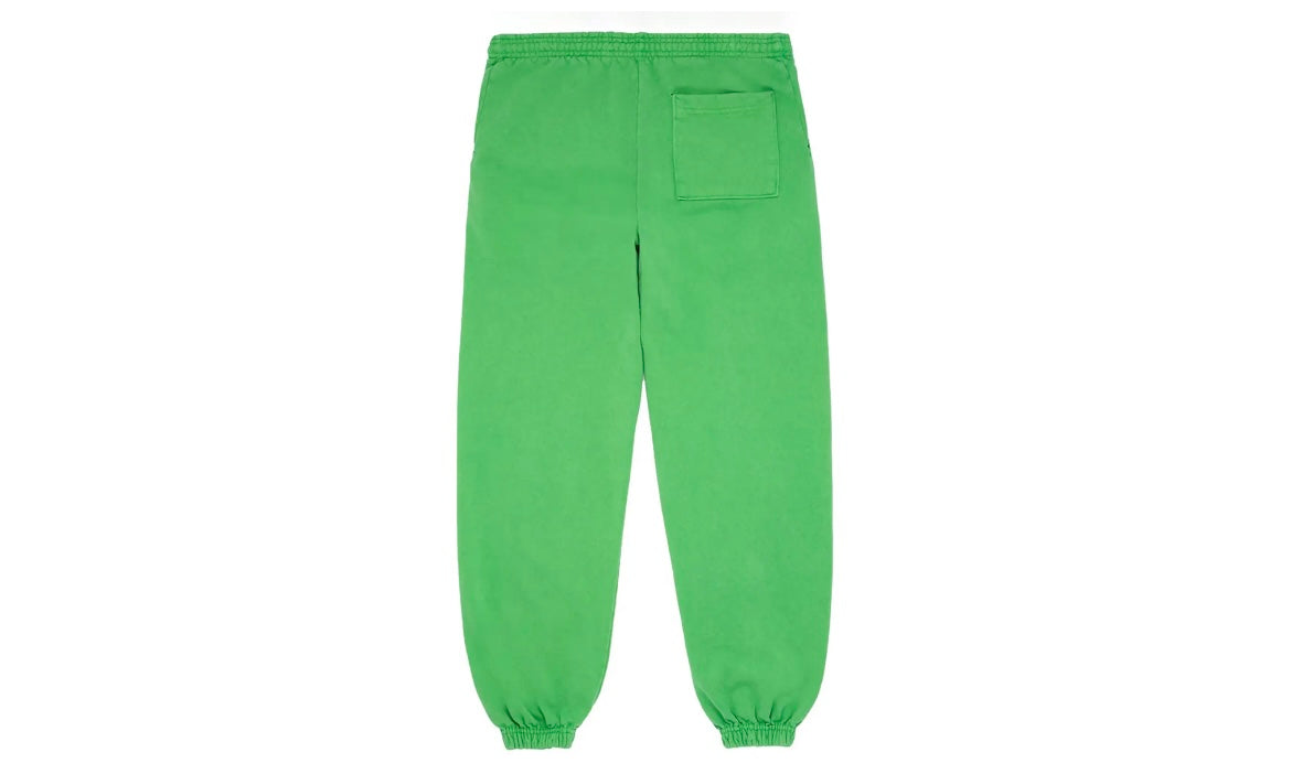 SP5DER WORLDWIDE WEB SWEATPANTS ‘SLIME GREEN’