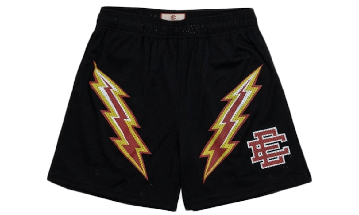 ERIC EMANUEL EE BASIC SHORT LIGHTNING BOLT ‘BLACK / YELLOW / RED