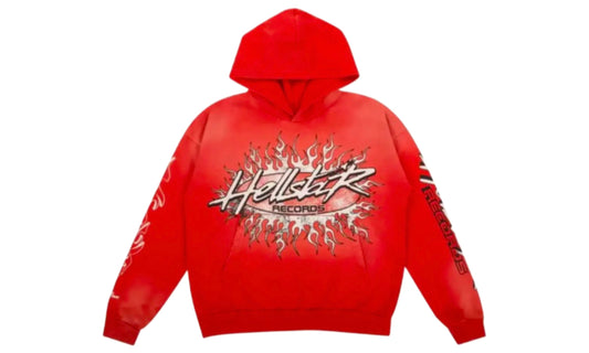 HELLSTAR RECORDS HOODIE ‘RED’