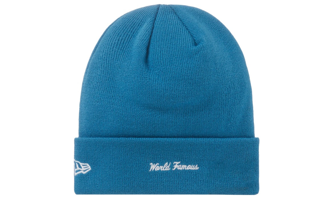 SUPREME NEW ERA BOX LOGO BEANIE ‘BLUE’