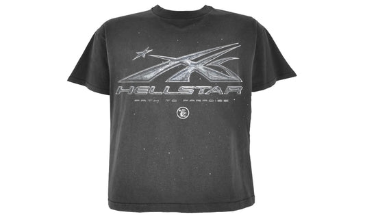 HELLSTAR CHROME LOGO TEE ‘BLACK’