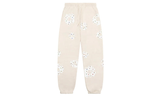 DENIM TEARS RHINESTONE COTTON WREATH SWEATPANTS ‘OATMEAL’