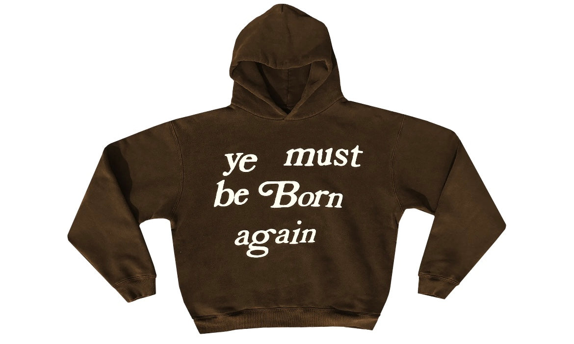 CACTUS PLANT FLEA MARKET BORN AGAIN HOODIE ‘BROWN’